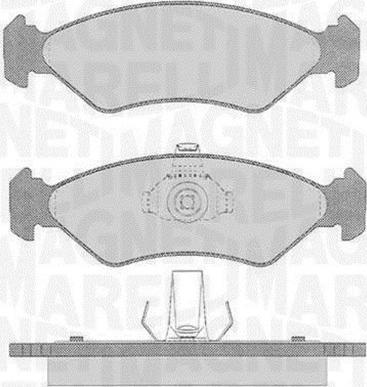 Magneti Marelli 363916060250 - Bremžu uzliku kompl., Disku bremzes adetalas.lv