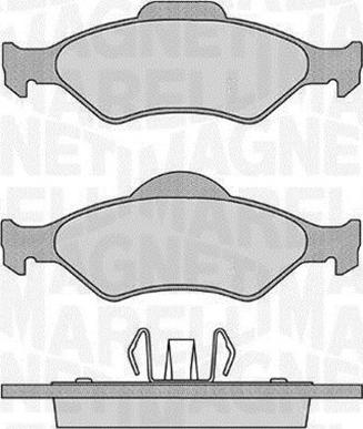 Magneti Marelli 363916060251 - Bremžu uzliku kompl., Disku bremzes adetalas.lv