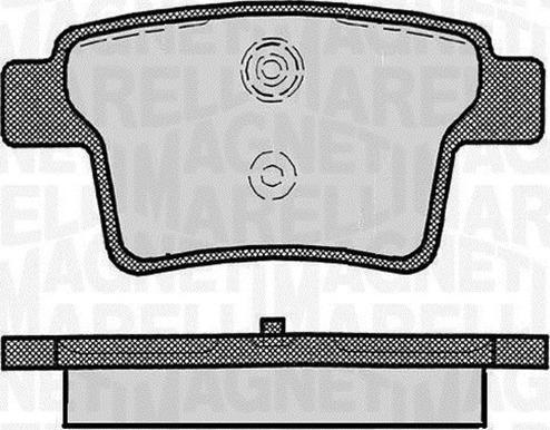 Magneti Marelli 363916060267 - Bremžu uzliku kompl., Disku bremzes adetalas.lv