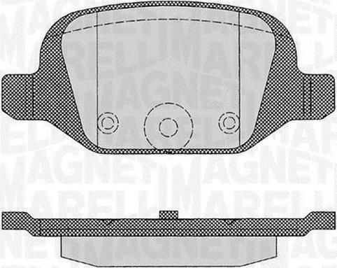 Magneti Marelli 363916060216 - Bremžu uzliku kompl., Disku bremzes adetalas.lv