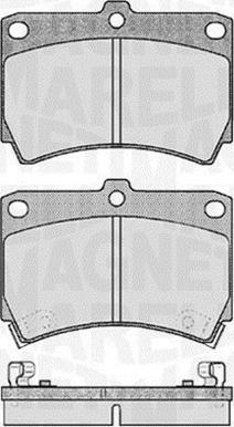 Magneti Marelli 363916060286 - Bremžu uzliku kompl., Disku bremzes adetalas.lv