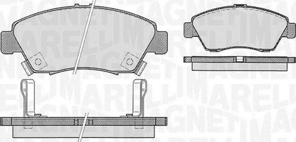 Magneti Marelli 363916060275 - Bremžu uzliku kompl., Disku bremzes adetalas.lv