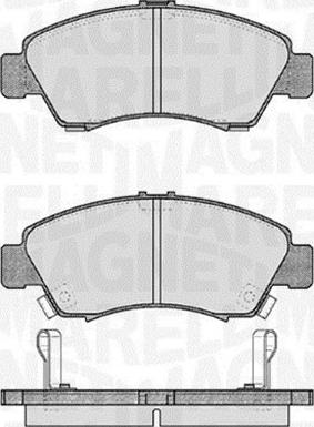 Magneti Marelli 363916060276 - Bremžu uzliku kompl., Disku bremzes adetalas.lv