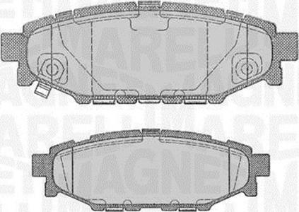 Magneti Marelli 363916060700 - Bremžu uzliku kompl., Disku bremzes adetalas.lv