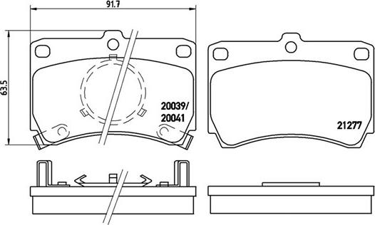 Magneti Marelli 363700449007 - Bremžu uzliku kompl., Disku bremzes adetalas.lv