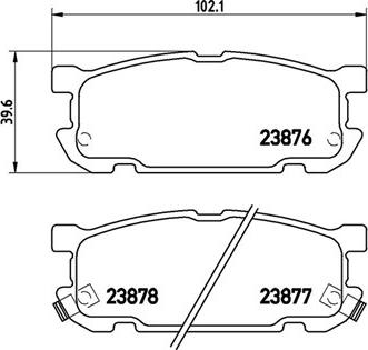 Magneti Marelli 363700449030 - Bremžu uzliku kompl., Disku bremzes adetalas.lv