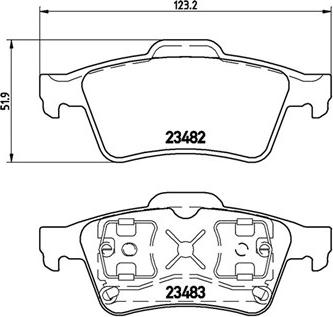 Magneti Marelli 363700459044 - Bremžu uzliku kompl., Disku bremzes adetalas.lv