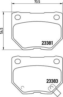 Magneti Marelli 363700456054 - Bremžu uzliku kompl., Disku bremzes adetalas.lv