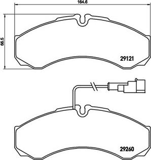 Japanparts JPP-100AF - Bremžu uzliku kompl., Disku bremzes adetalas.lv