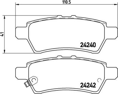 Magneti Marelli 363700456060 - Bremžu uzliku kompl., Disku bremzes adetalas.lv