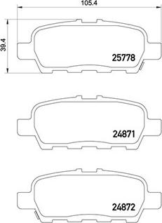 Magneti Marelli 363700456087 - Bremžu uzliku kompl., Disku bremzes adetalas.lv