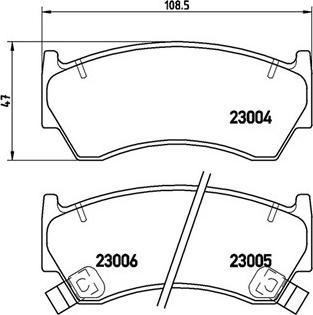 Magneti Marelli 363700456033 - Bremžu uzliku kompl., Disku bremzes adetalas.lv