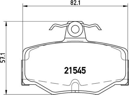 Magneti Marelli 363700456024 - Bremžu uzliku kompl., Disku bremzes adetalas.lv