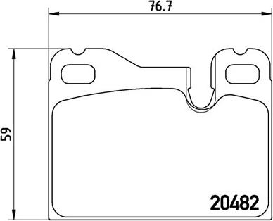 Magneti Marelli 363700465003 - Bremžu uzliku kompl., Disku bremzes adetalas.lv