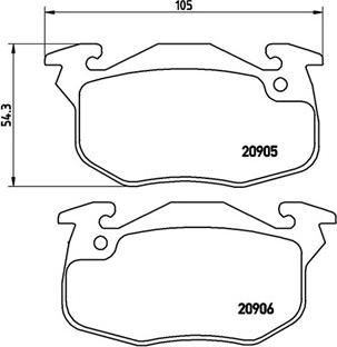 Magneti Marelli 363700461097 - Bremžu uzliku kompl., Disku bremzes adetalas.lv