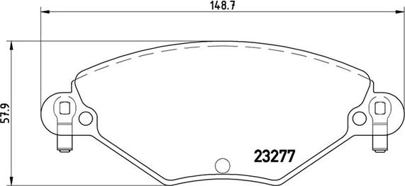 Magneti Marelli 363700461071 - Bremžu uzliku kompl., Disku bremzes adetalas.lv