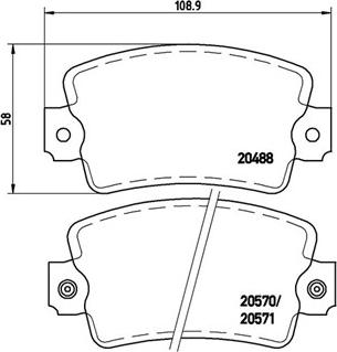 Magneti Marelli 363700468007 - Bremžu uzliku kompl., Disku bremzes adetalas.lv