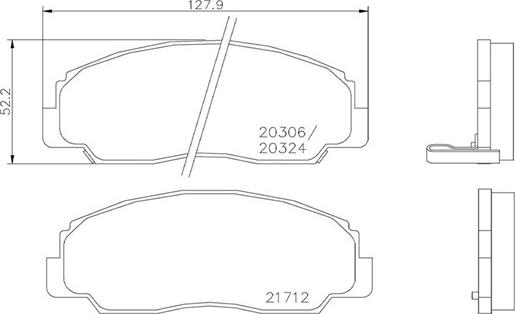 Magneti Marelli 363700416012 - Bremžu uzliku kompl., Disku bremzes adetalas.lv