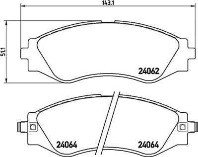 Magneti Marelli 363700410006 - Bremžu uzliku kompl., Disku bremzes adetalas.lv