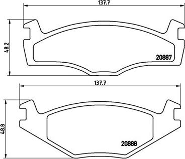 Magneti Marelli 363700485012 - Bremžu uzliku kompl., Disku bremzes adetalas.lv