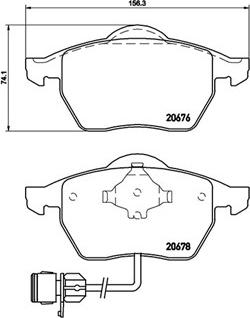 Magneti Marelli 363700485026 - Bremžu uzliku kompl., Disku bremzes adetalas.lv