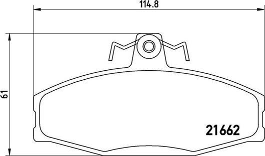 Magneti Marelli 363700485022 - Bremžu uzliku kompl., Disku bremzes adetalas.lv