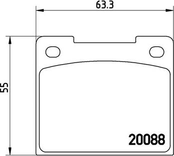 Magneti Marelli 363700486001 - Bremžu uzliku kompl., Disku bremzes adetalas.lv