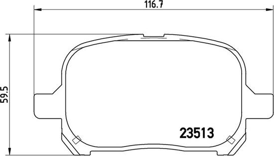 Magneti Marelli 363700483040 - Bremžu uzliku kompl., Disku bremzes adetalas.lv