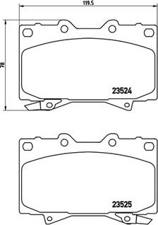 Magneti Marelli 363700483048 - Bremžu uzliku kompl., Disku bremzes adetalas.lv