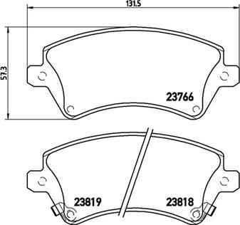 Magneti Marelli 363700483064 - Bremžu uzliku kompl., Disku bremzes adetalas.lv