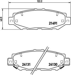 BENDIX 572260 - Bremžu uzliku kompl., Disku bremzes adetalas.lv