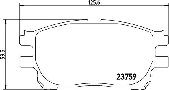 Magneti Marelli 363700483070 - Bremžu uzliku kompl., Disku bremzes adetalas.lv