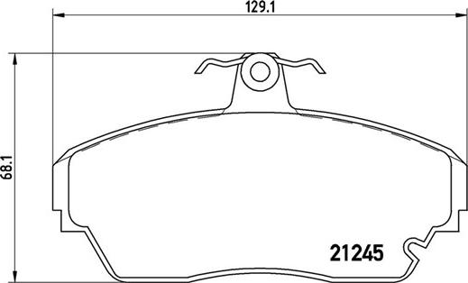 Magneti Marelli 363700482001 - Bremžu uzliku kompl., Disku bremzes adetalas.lv