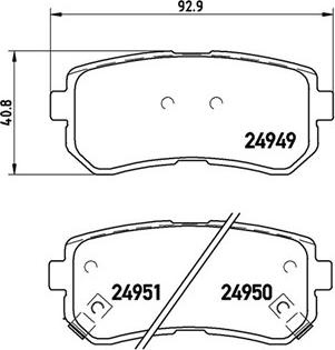 Magneti Marelli 363700430046 - Bremžu uzliku kompl., Disku bremzes adetalas.lv