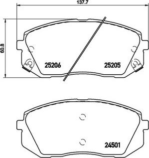 Magneti Marelli 363700530056 - Bremžu uzliku kompl., Disku bremzes adetalas.lv