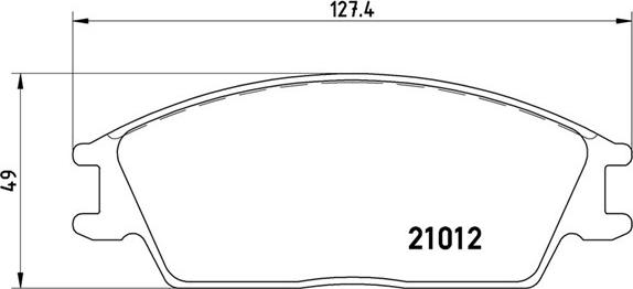 Magneti Marelli 363700430001 - Bremžu uzliku kompl., Disku bremzes adetalas.lv