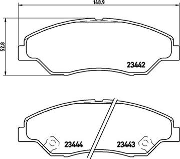 Magneti Marelli 363700430015 - Bremžu uzliku kompl., Disku bremzes adetalas.lv