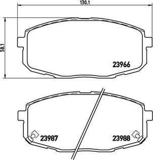 Magneti Marelli 363700430034 - Bremžu uzliku kompl., Disku bremzes adetalas.lv