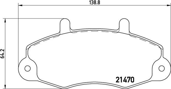 Magneti Marelli 363700424032 - Bremžu uzliku kompl., Disku bremzes adetalas.lv