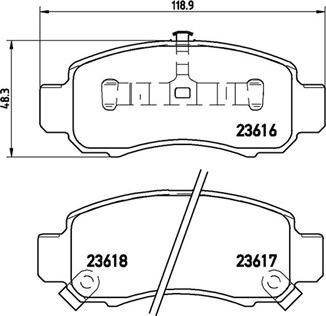 DJ Parts BP1766 - Bremžu uzliku kompl., Disku bremzes adetalas.lv