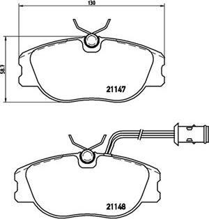 Magneti Marelli 363700423041 - Bremžu uzliku kompl., Disku bremzes adetalas.lv