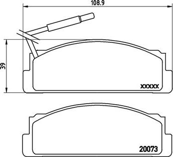 Magneti Marelli 363700206025 - Bremžu uzliku kompl., Disku bremzes adetalas.lv