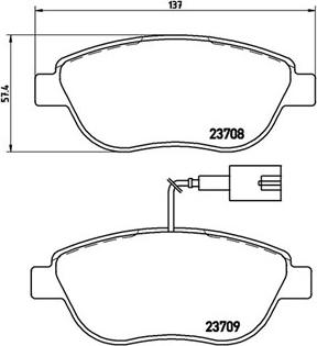 Magneti Marelli 363700423087 - Bremžu uzliku kompl., Disku bremzes adetalas.lv