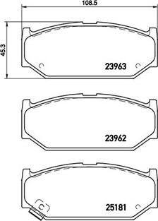 Magneti Marelli 363700479023 - Bremžu uzliku kompl., Disku bremzes adetalas.lv