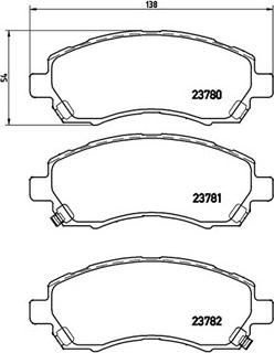 Magneti Marelli 363700478009 - Bremžu uzliku kompl., Disku bremzes adetalas.lv