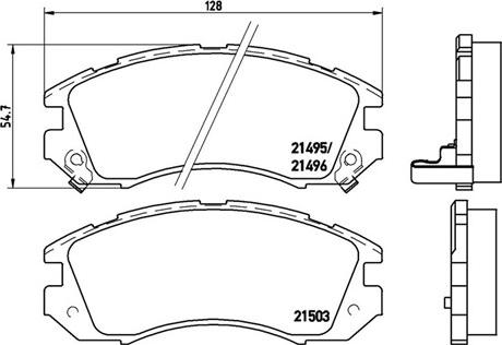 Magneti Marelli 363700478004 - Bremžu uzliku kompl., Disku bremzes adetalas.lv