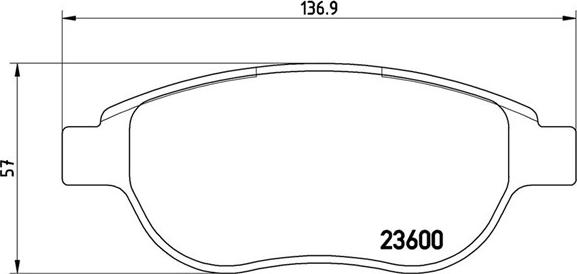 Magneti Marelli 363700561068 - Bremžu uzliku kompl., Disku bremzes adetalas.lv