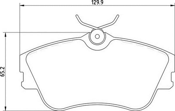 Magneti Marelli 363700205140 - Bremžu uzliku kompl., Disku bremzes adetalas.lv