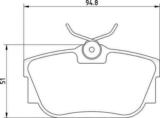 Magneti Marelli 363700205137 - Bremžu uzliku kompl., Disku bremzes adetalas.lv