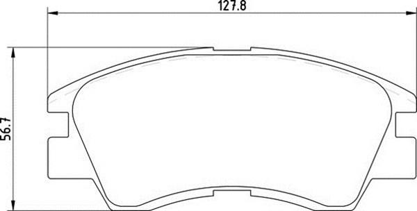 Magneti Marelli 363700200044 - Bremžu uzliku kompl., Disku bremzes adetalas.lv